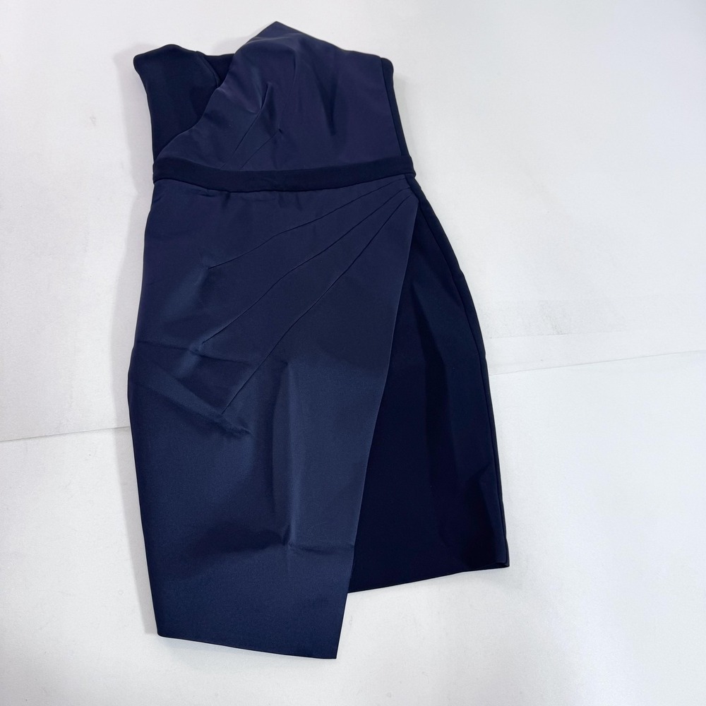 River Island‎ Dress Womens 10 Navy Off Shoulder Bodycon Mini Party Cocktail